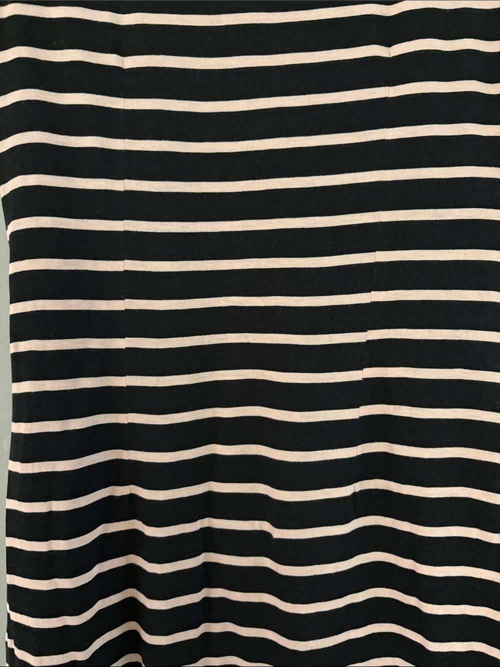 LOFT Black and Light Tan Striped Sleeveless Sheath Dress - Picture 6 of 7